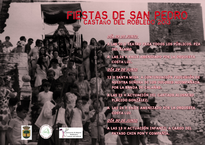 Fiestas patronales en honor a San Pedro 2013 Castaño del Robledo